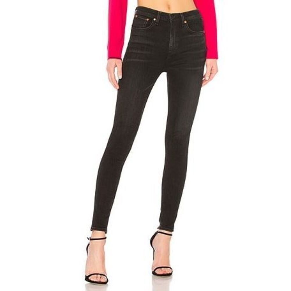 Rag & Bone x Revolve Vintage Skinny Jean in Black Brook Size 28